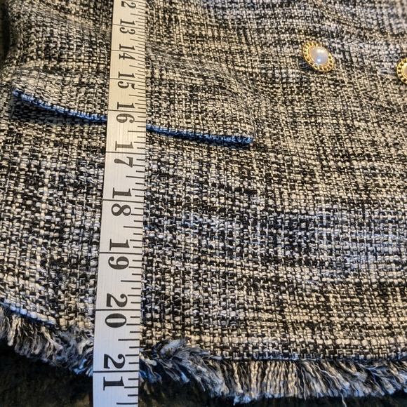 Maeve Double-Breasted Tweed Jacket Anthropologie (10) - Picture 6 of 16